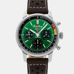 Breitling Green Stainless Steel Top Time AB01762A1L1X1 Automatic Men's Wristwatch 41 mm