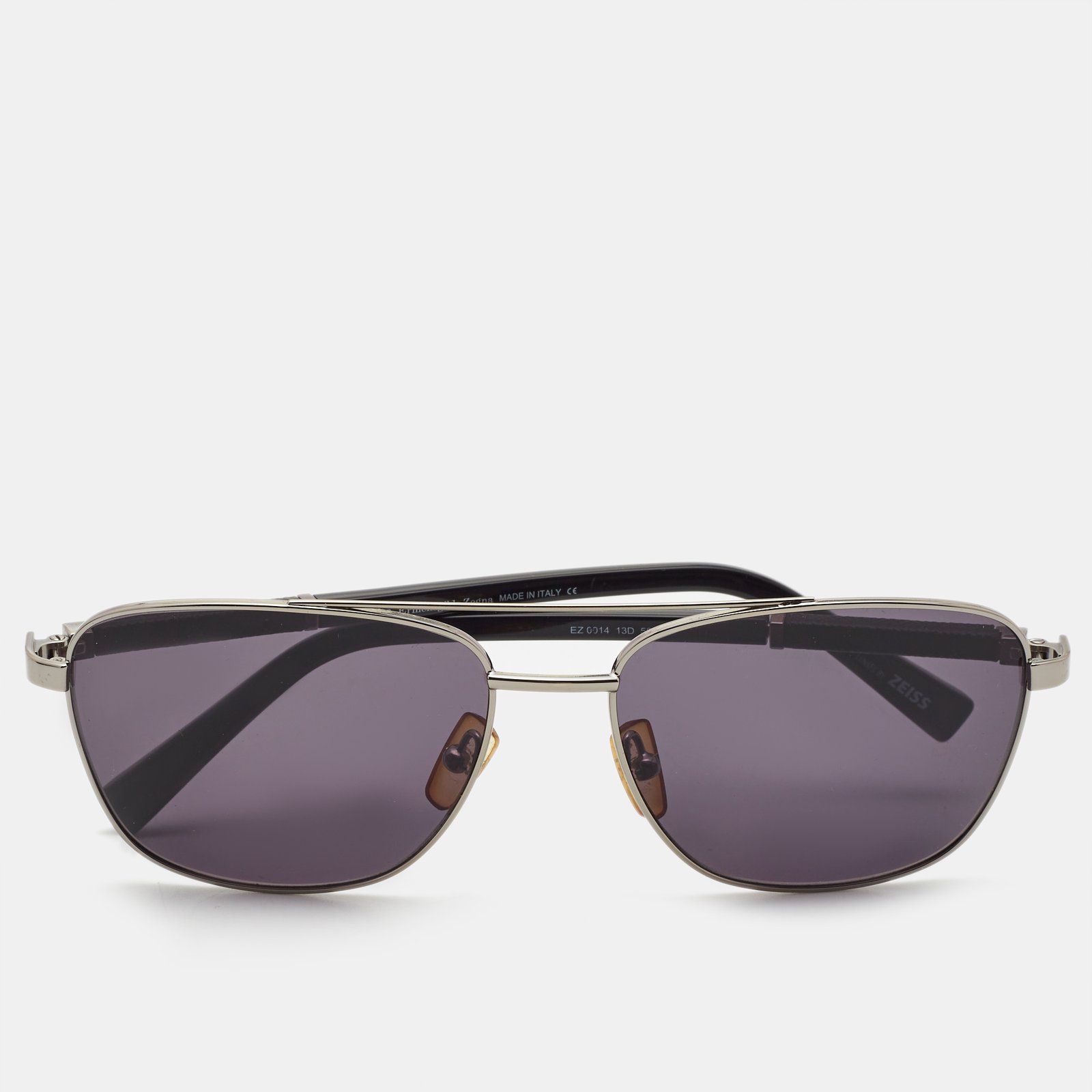 Ermenegildo Zegna Black EZ0014 Aviator Sunglasses