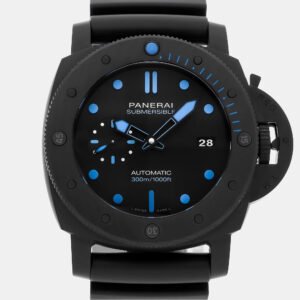 Panerai Black Forged Carbon Luminor Submersible PAM01616 Automatic Men's Wristwatch 47 mm