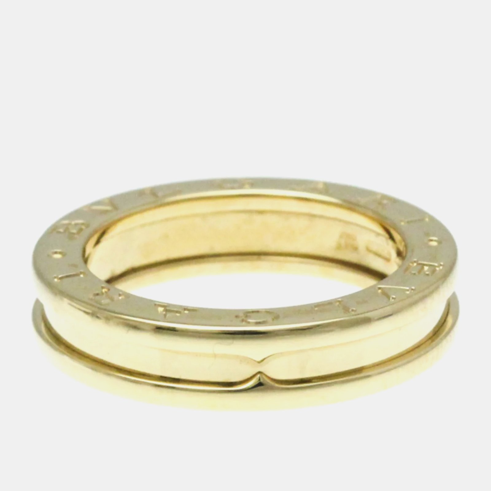 Bvlgari 18K Yellow Gold B.Zero1 Band Ring EU 51