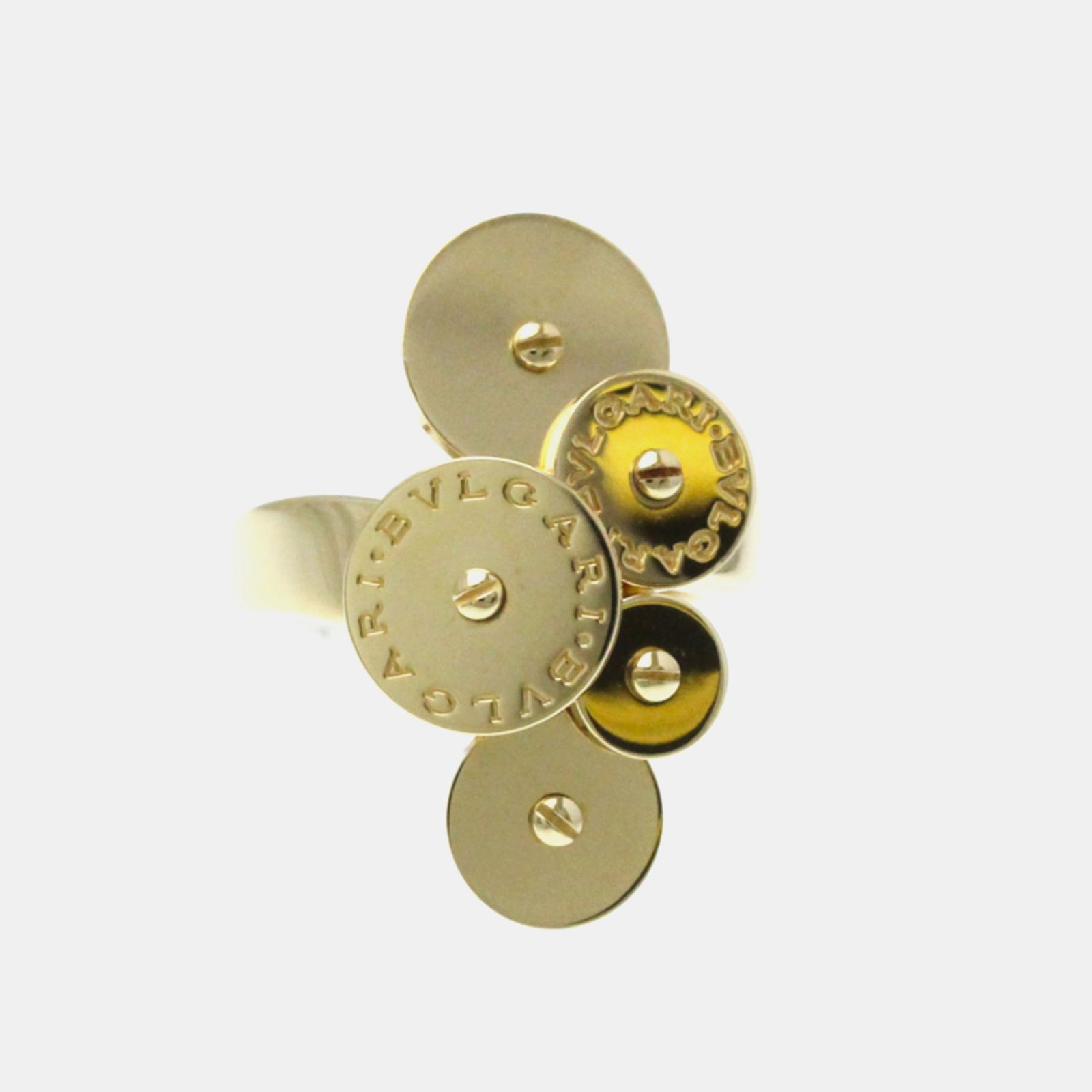 Bvlgari 18K Yellow Gold Cicladi Band Ring EU 51