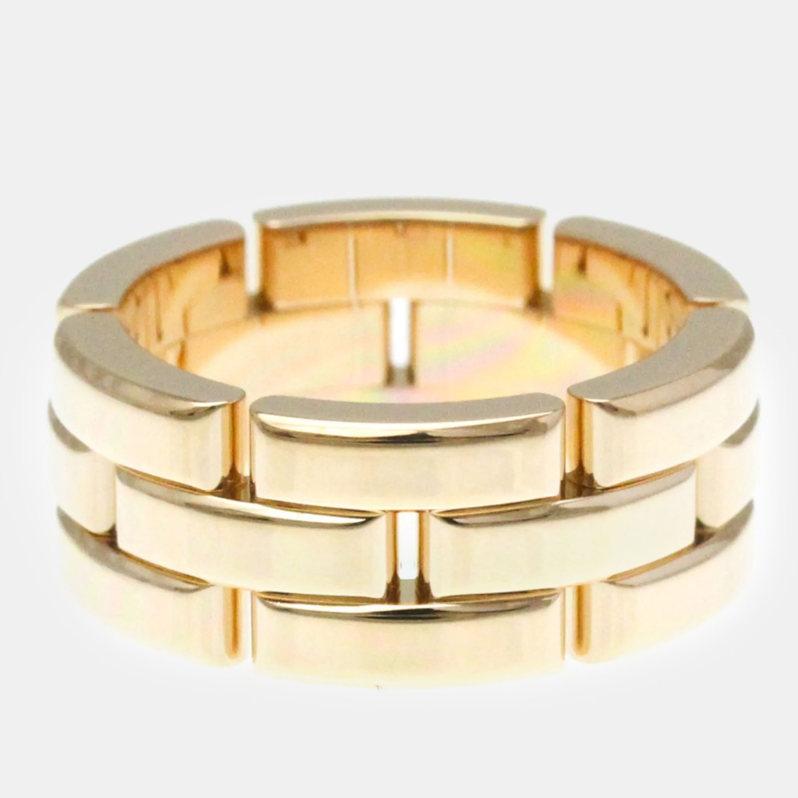 Cartier 18K Rose Gold Maillon Panthere Band Ring EU 50