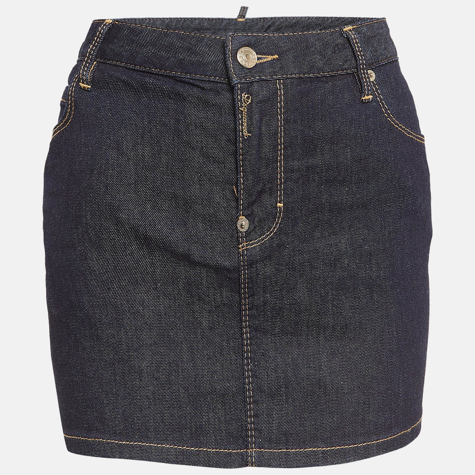 Dsquared2 Blue Denim Mini Skirt S