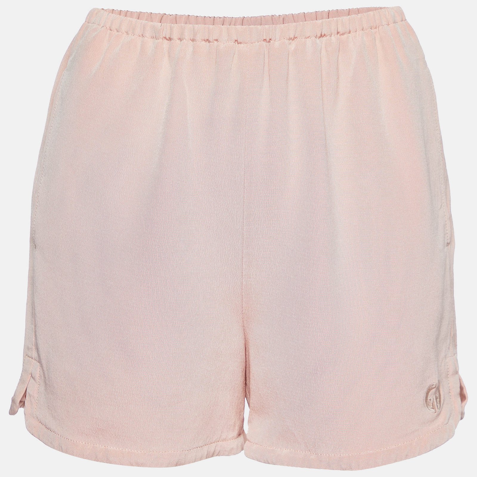 Gucci Pink Silk Blend GG Embroidered Shorts S