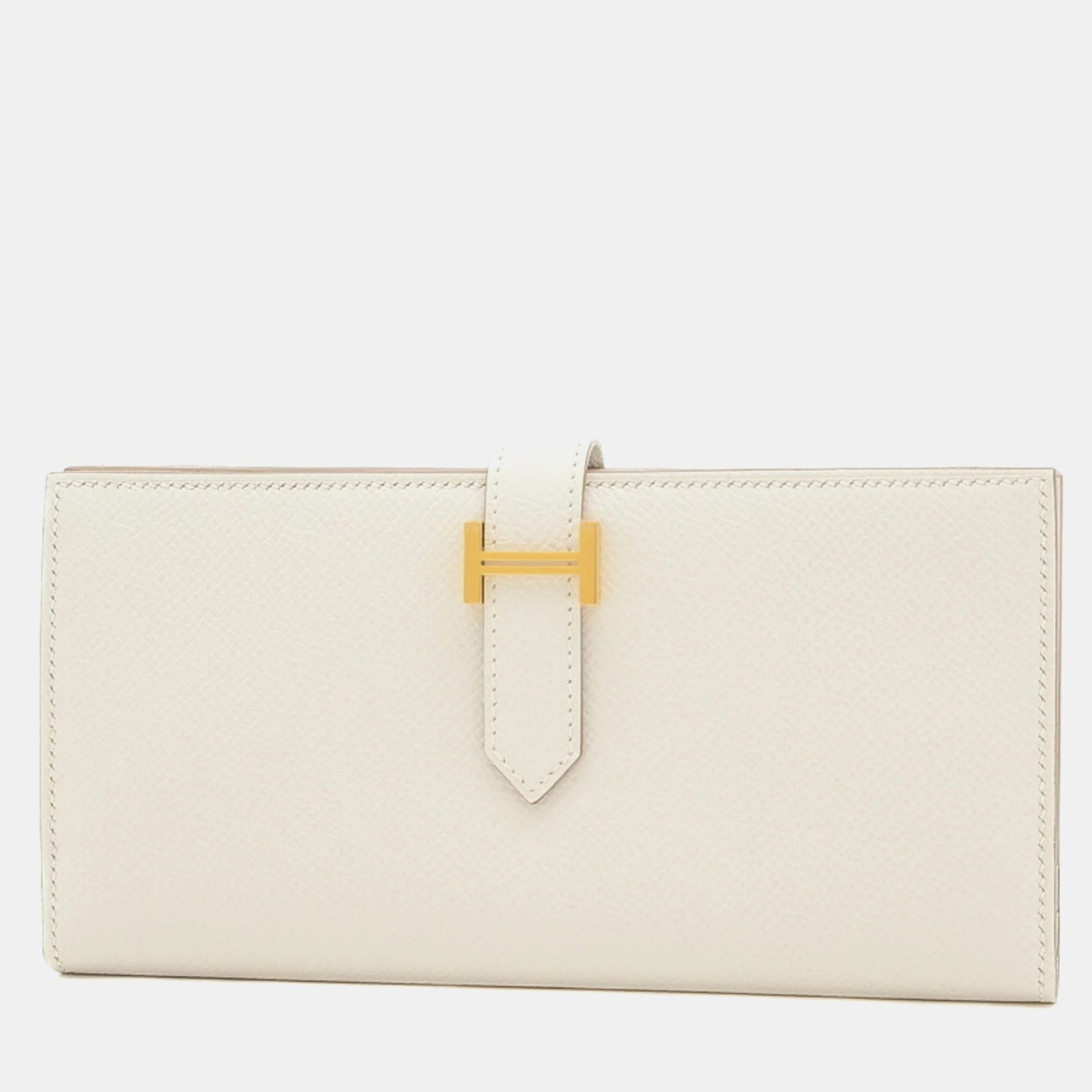 Hermes Gripere Epson Bearn Soufflet Bi-fold Long Wallet