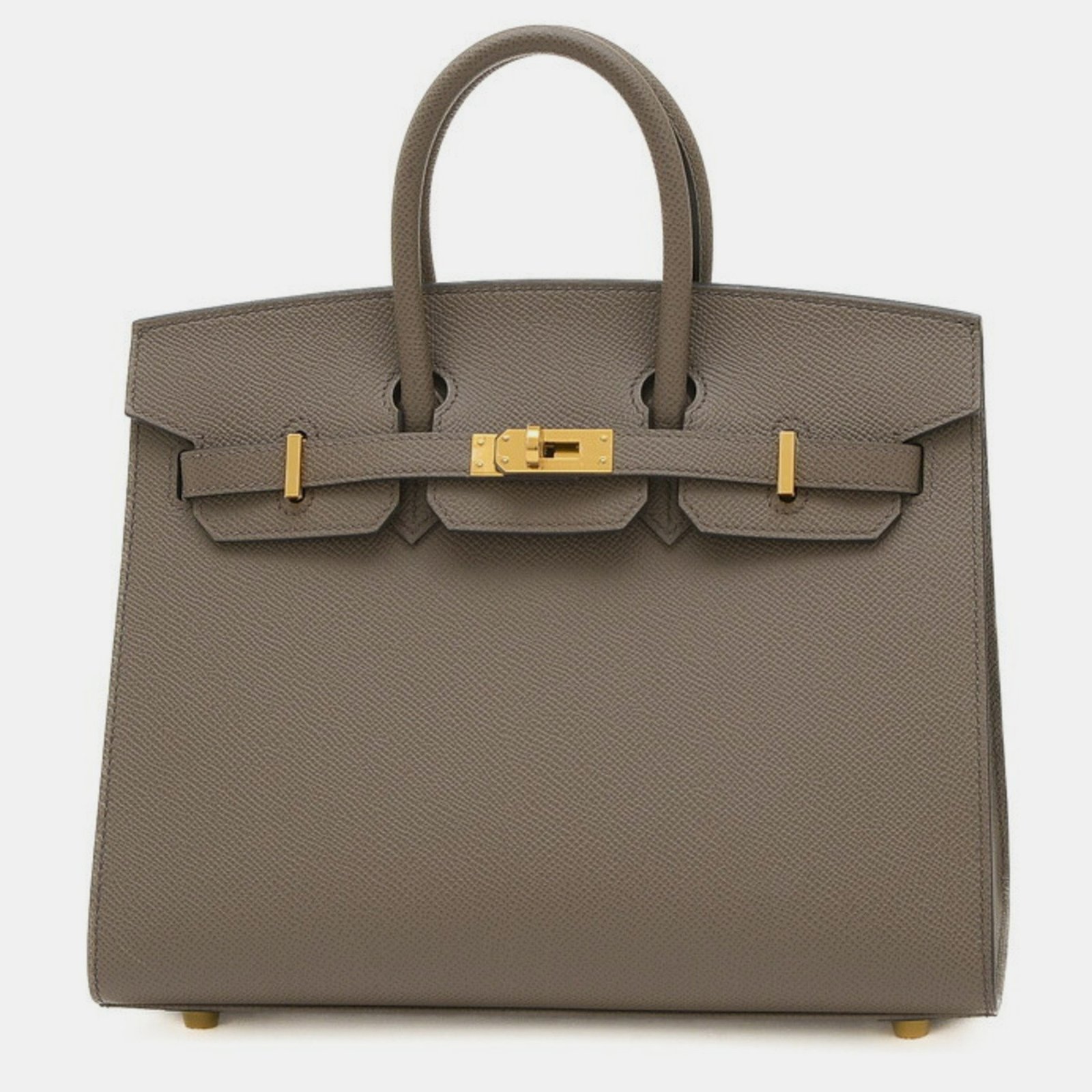 Hermes Etain Epson Birkin 25 Handbag