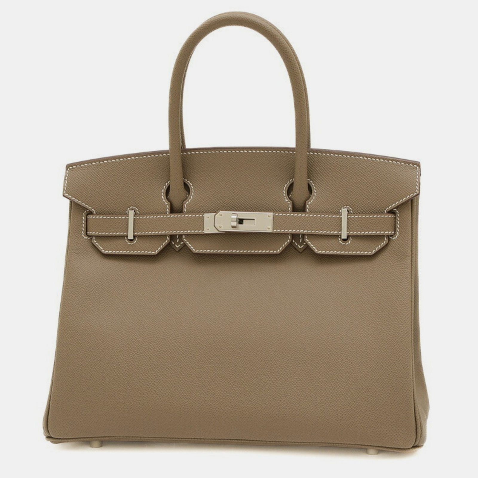 Hermes Etoupe Epson Birkin 30 Handbag