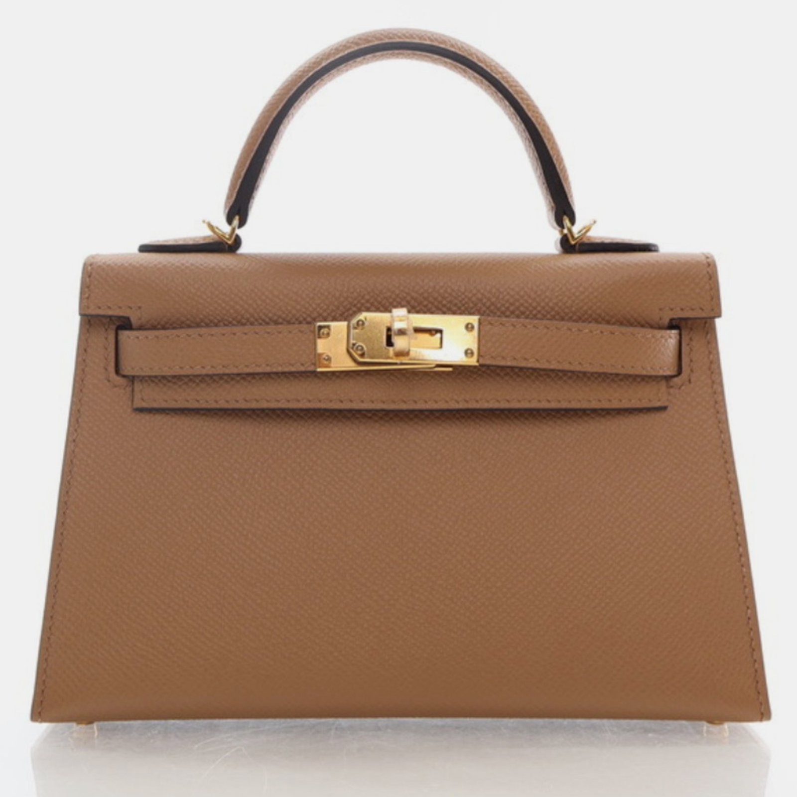 Hermes Chai Epsom Mini Kelly Handbag
