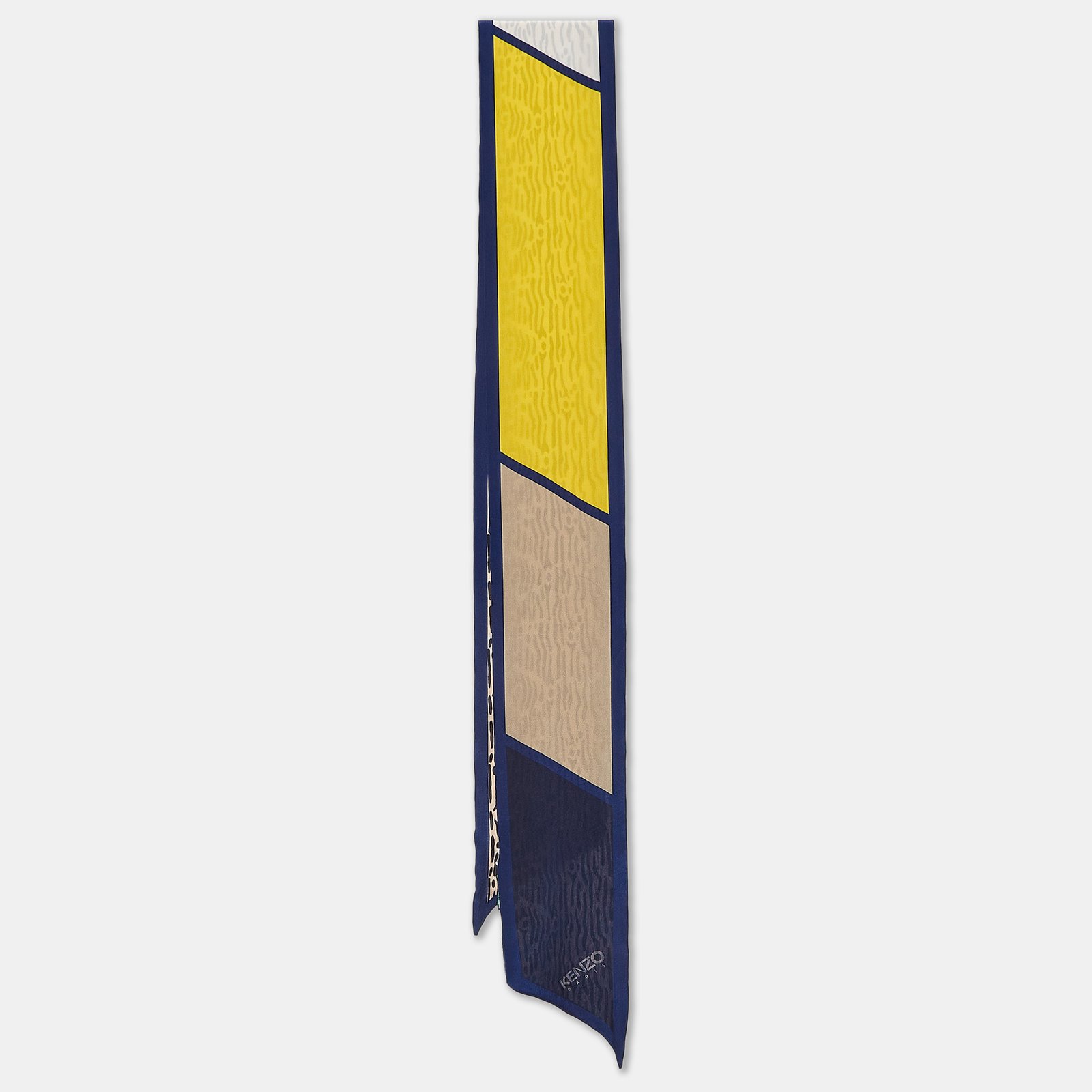Kenzo Multicolor Printed Silk Stole