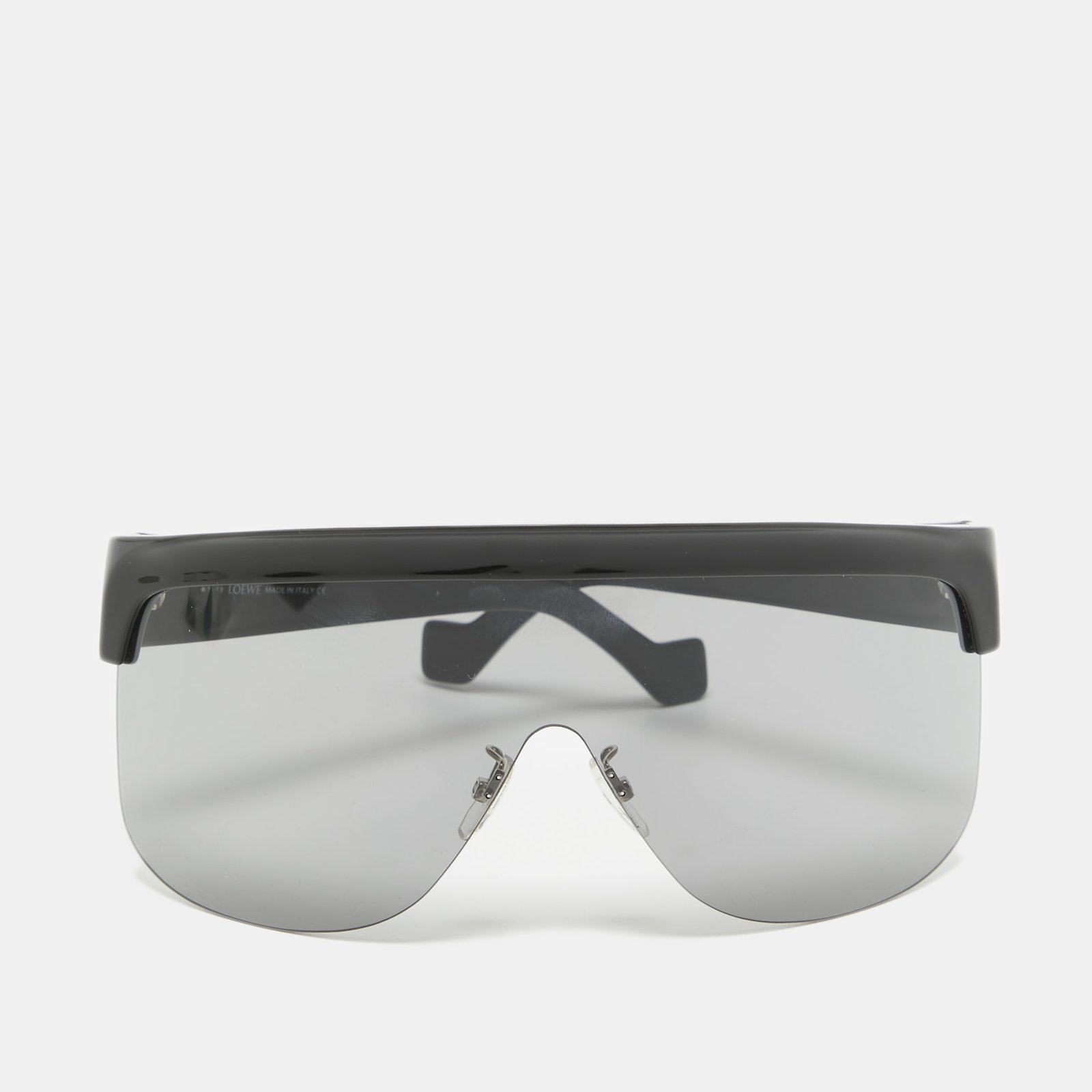 Loewe Black/Grey D Frame Mask Shield Sunglasses