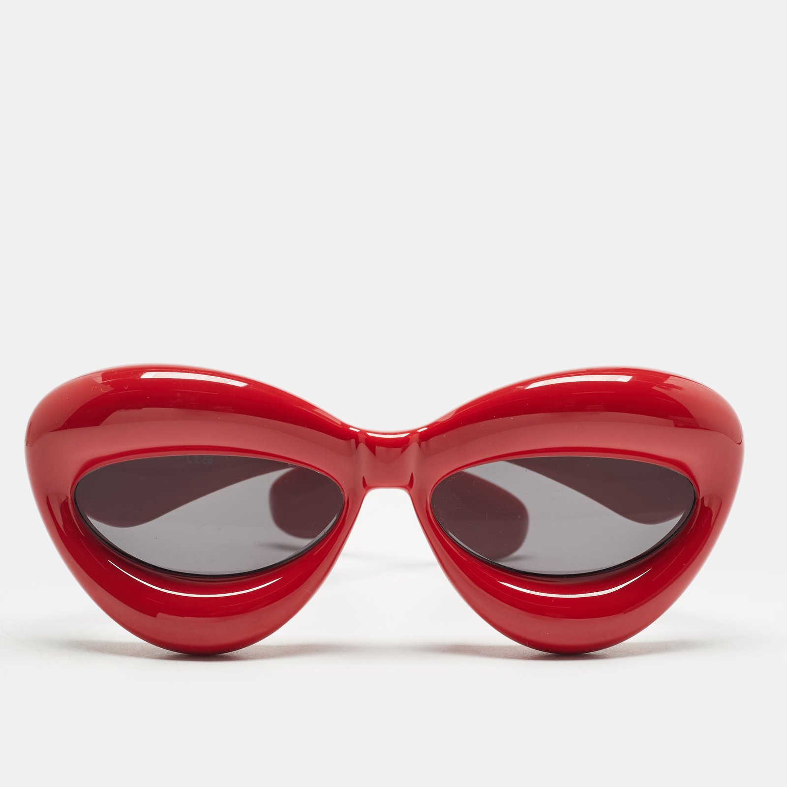 Loewe Red LW400971 Inflated Cat Eye Sunglasses
