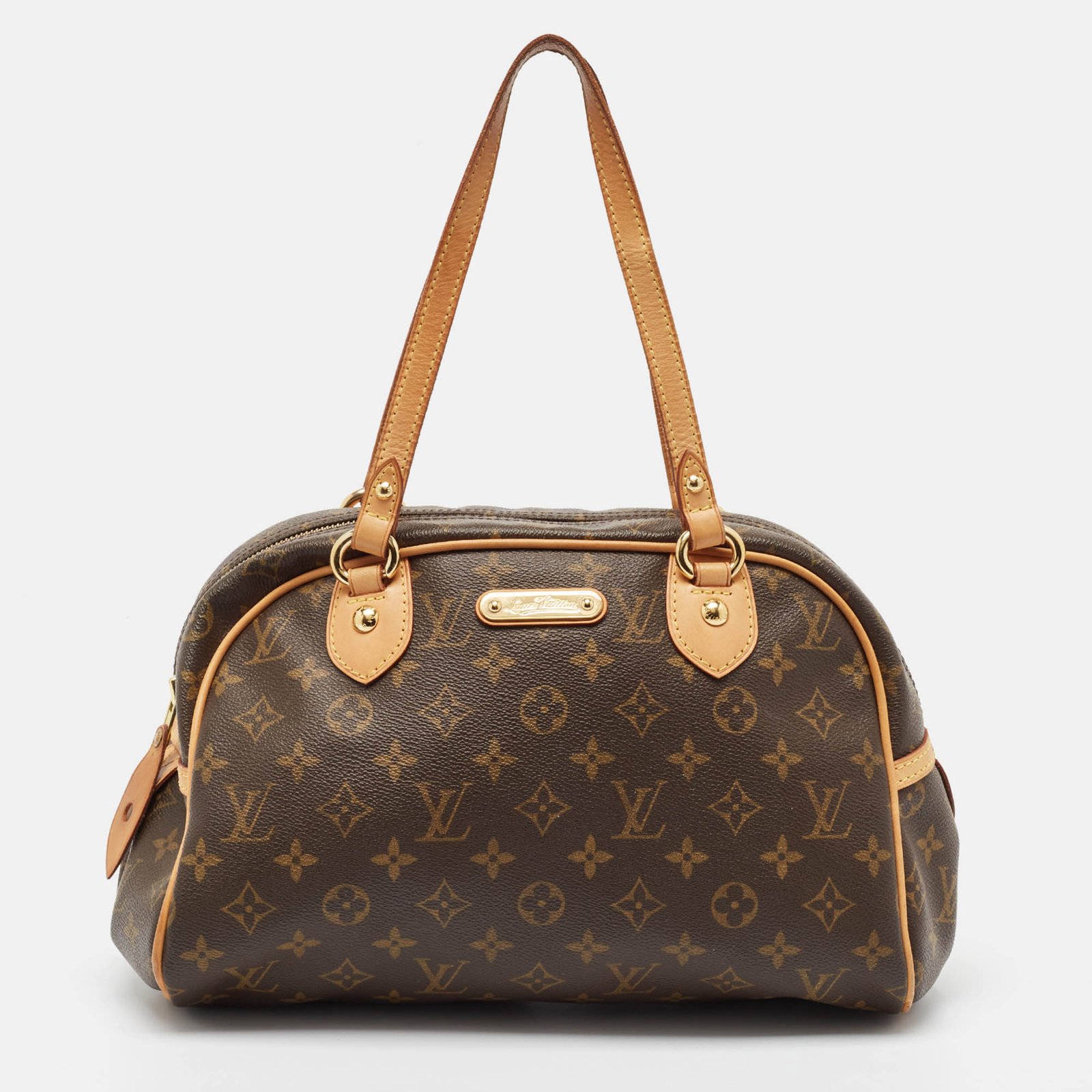 Louis Vuitton Monogram Canvas and Leather Montorgueil PM Bag