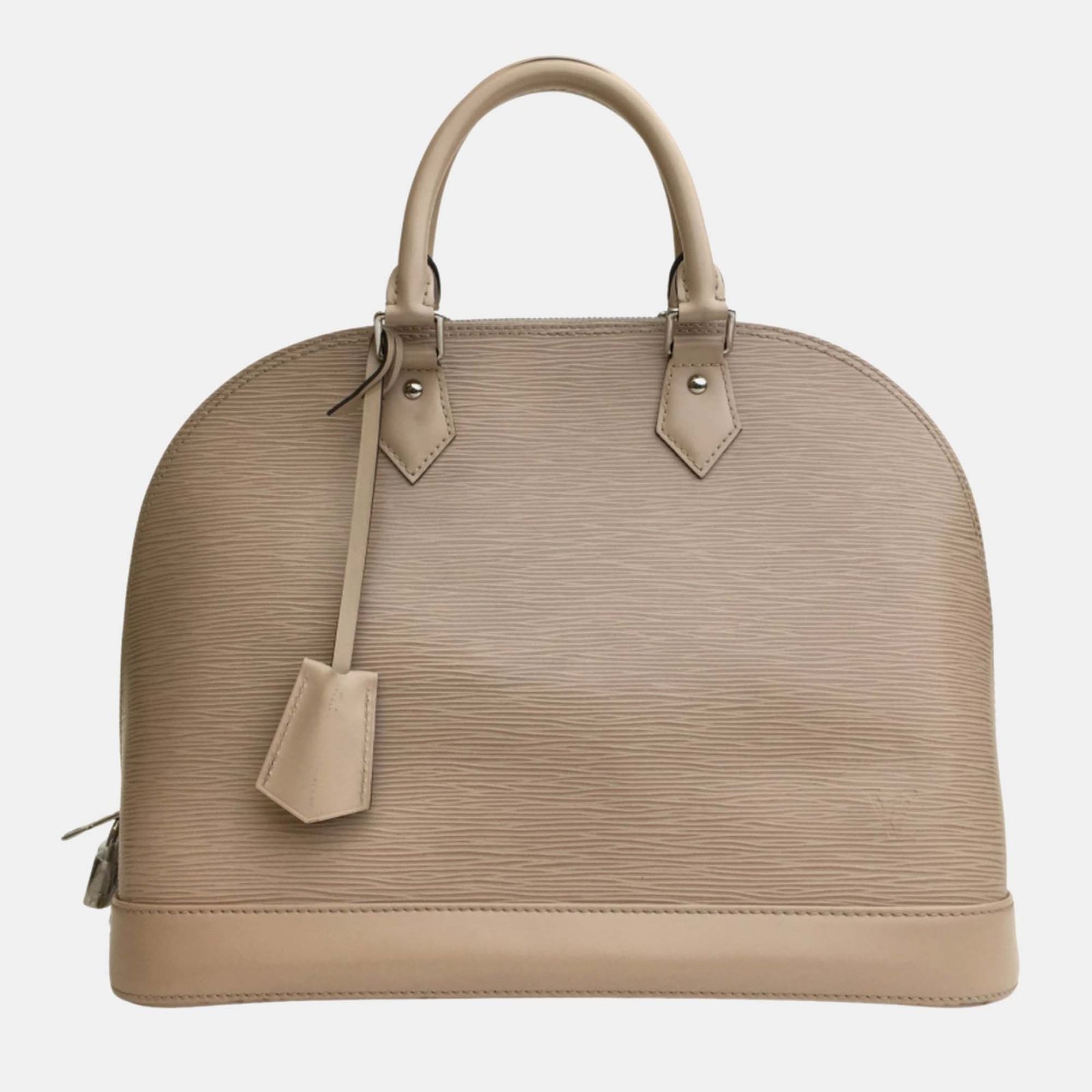 Louis Vuitton Beige Epi Leather Alma MM Satchel