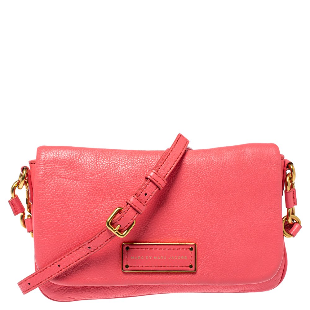 Marc by Marc Jacobs Orange Leather Too Hot To Handle Crossbody Bag