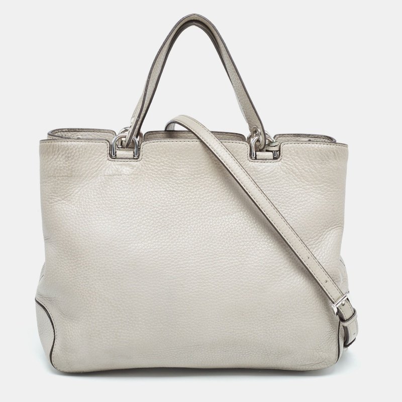 MICHAEL Michael Kors Grey Leather Anabelle Tote