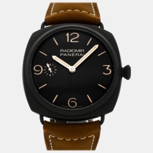 Panerai Brown Composite Radiomir PAM00504 Manual Winding Men's Wristwatch 47 mm