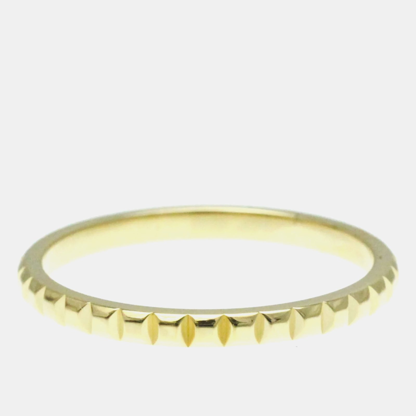 Boucheron 18K Yellow Gold Quatre Band Ring EU 58