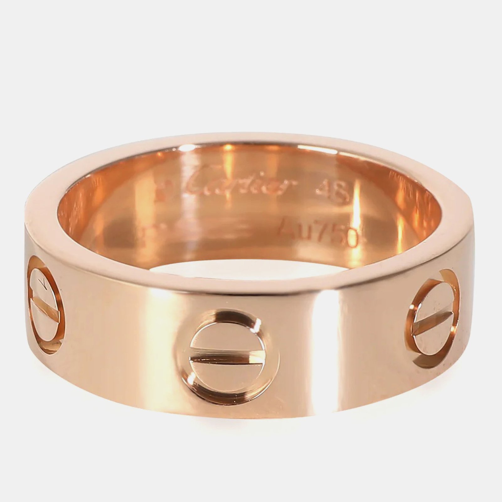 Cartier 18k Rose Gold Love Ring