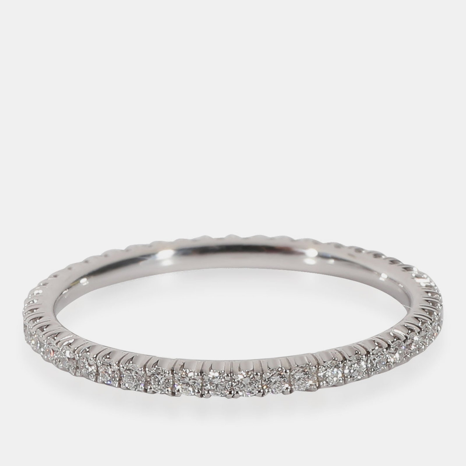 Cartier 18k White Gold Etincelle Band in 0.22 CTW