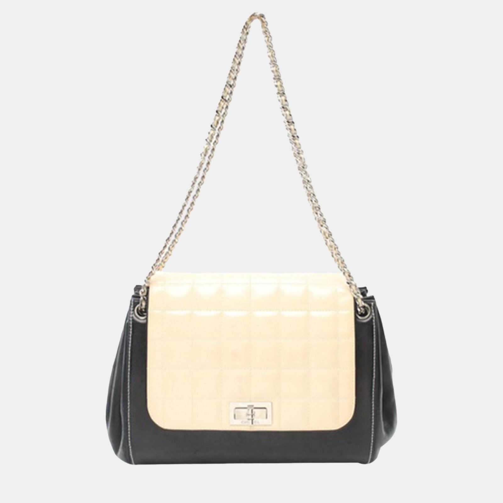 Chanel Multicolor Patent Leather Chocolate Bag Flap Bag