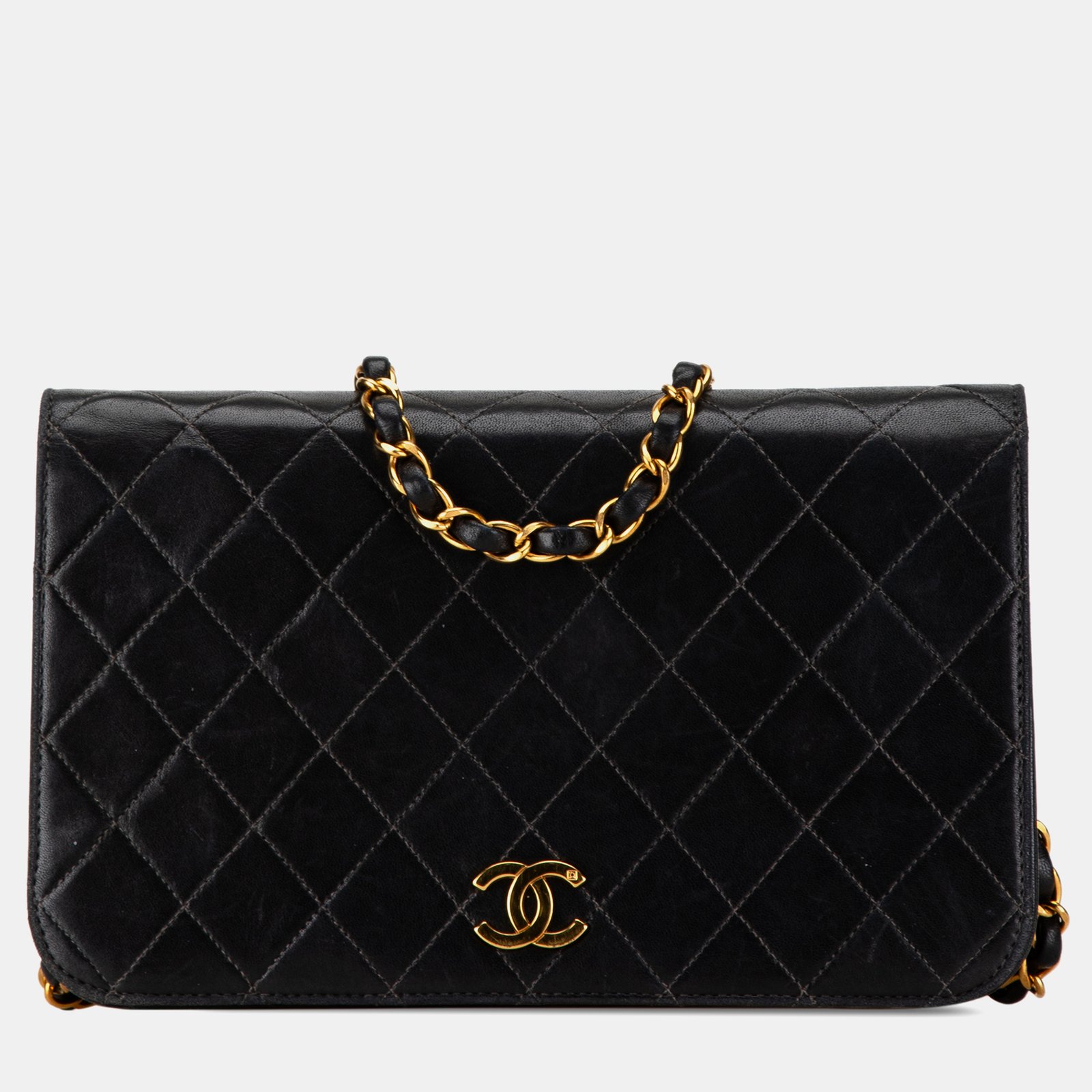 Chanel CC Quilted Lambskin Full Flap