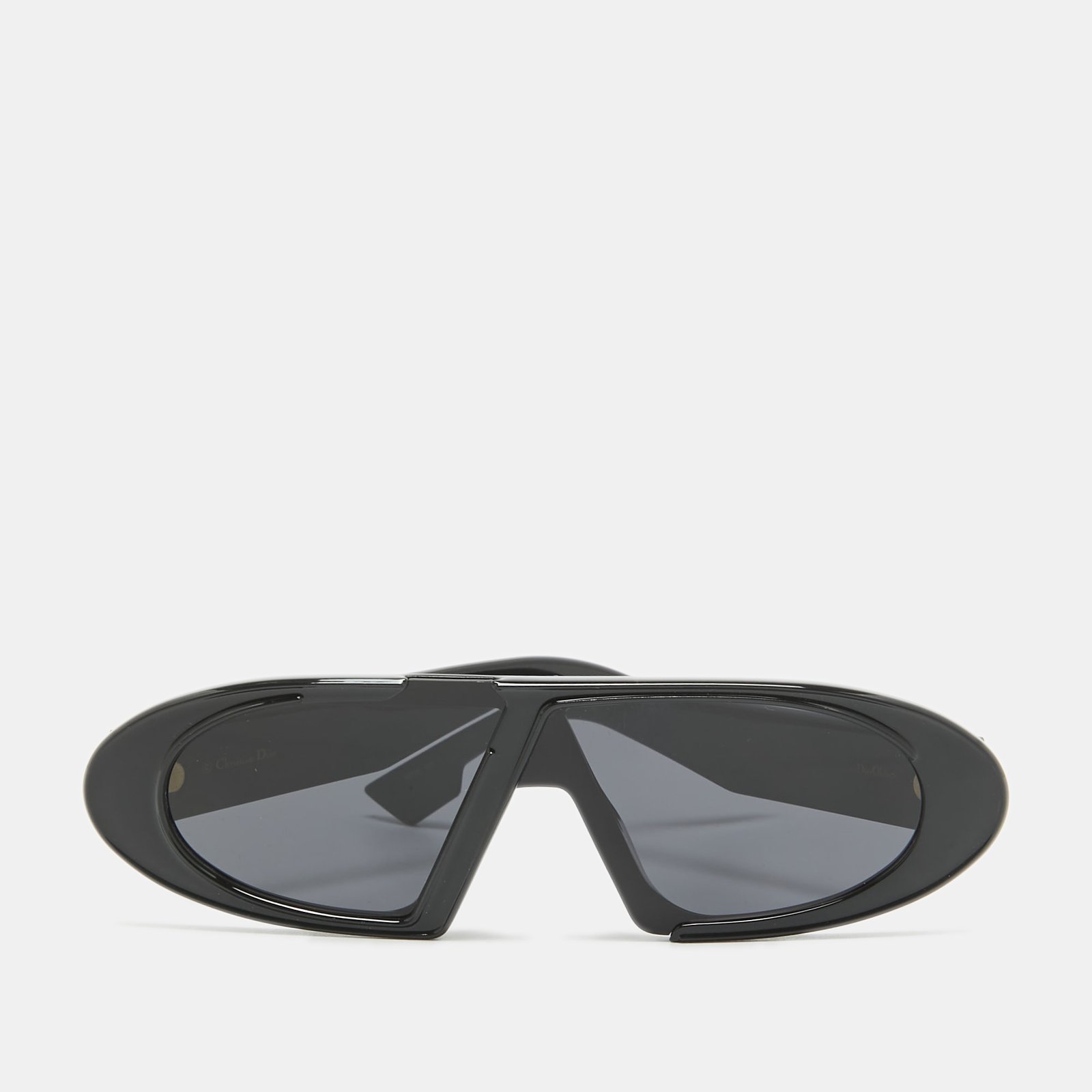 Dior Black Oblique Frame Sunglasses