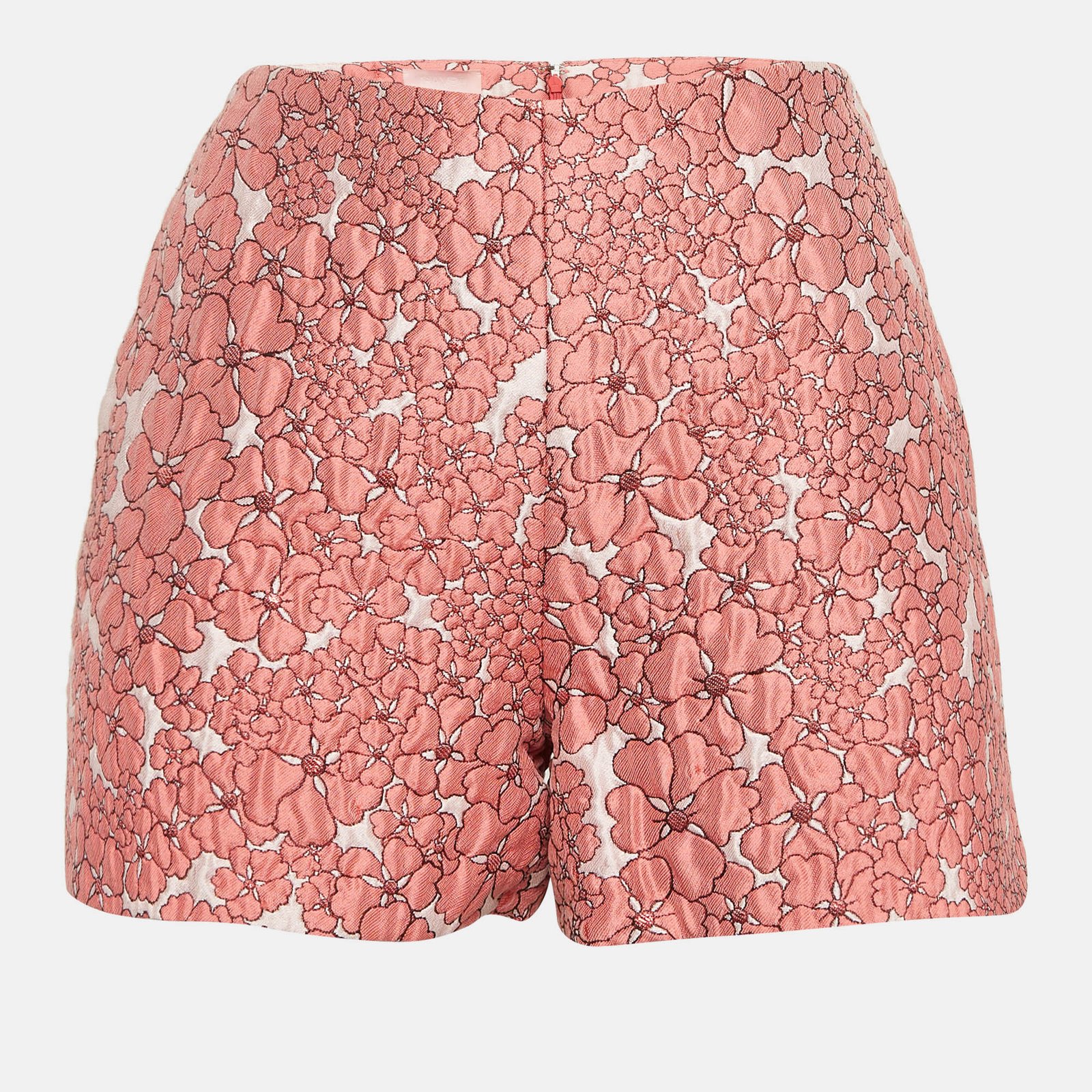 Giamba Pink Floral Jacquard Shorts S