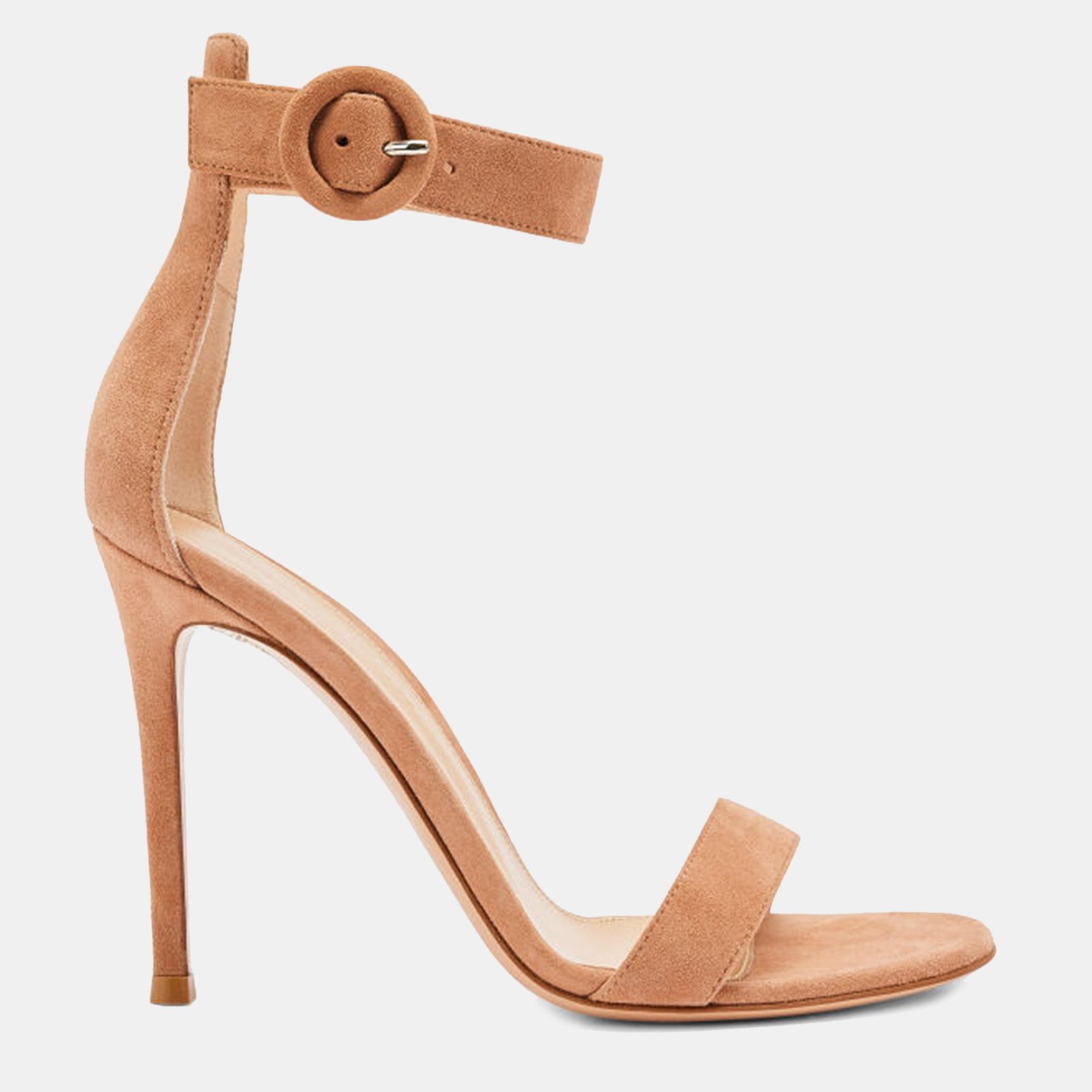 Gianvito Rossi nude Suede Sandals EU 42