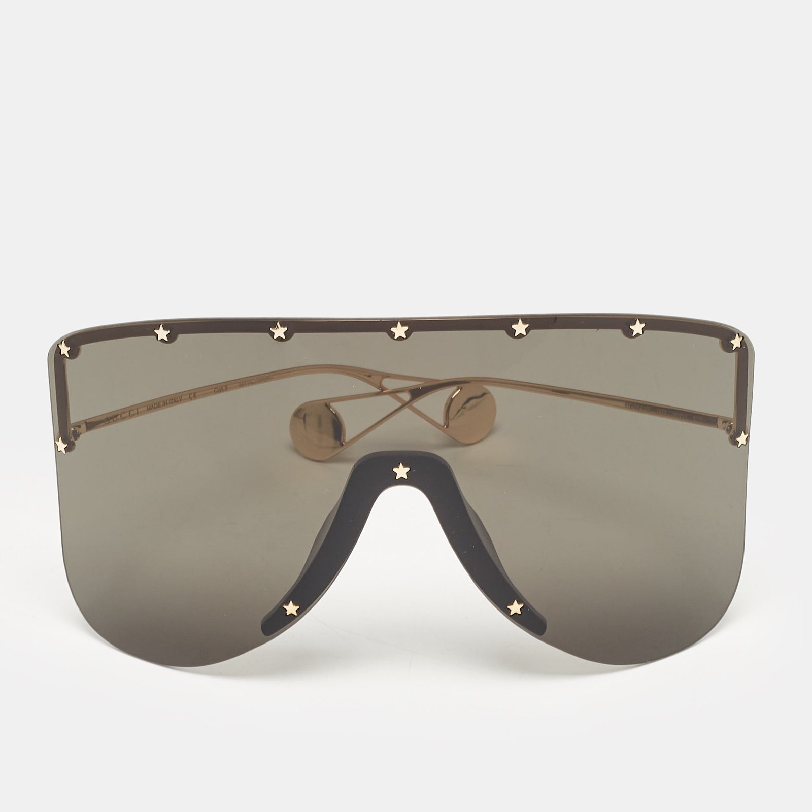 Gucci Black GG0541S Star Mask Shield Sunglasses