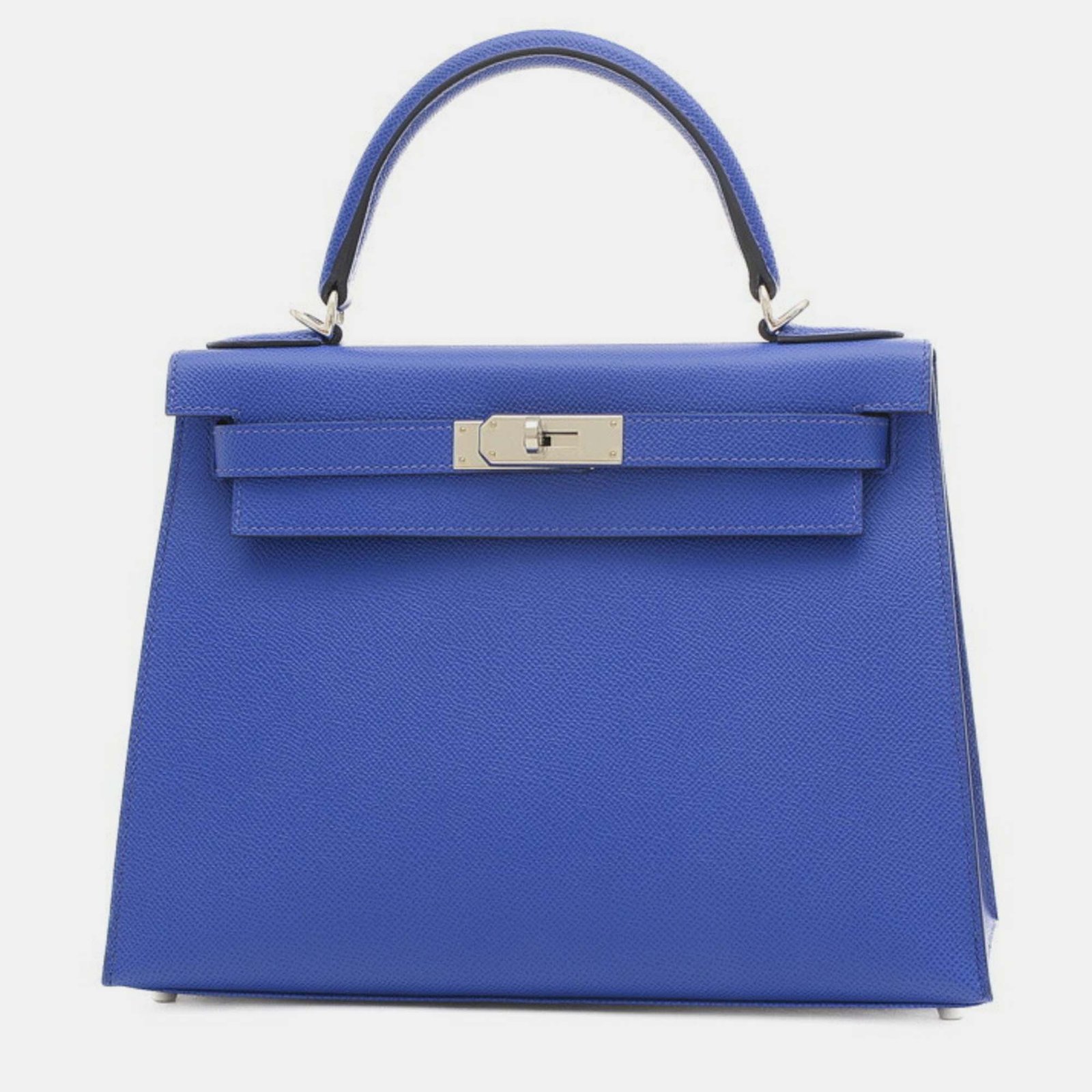 Hermes Blue Electric Epsom Kelly 28 Handbag