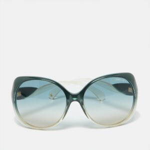Jimmy Choo Green/Green Gradient Dahlia/S Oversized Sunglasses