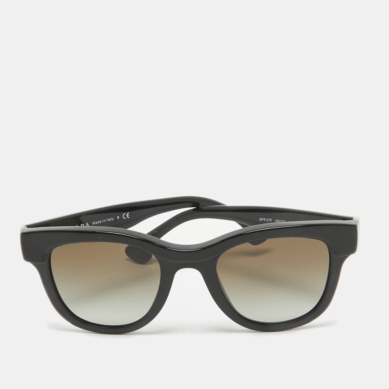 Prada Black Gradient SPR27P Wayfarer Sunglasses