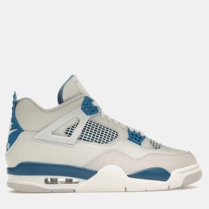 Air Jordan Off-White Leather Jordan 4 Retro Military Blue (2024) Sneakers Size EU 42