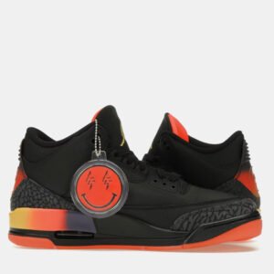 Air Jordan Black Jordan 3 Retro J Balvin Rio Sneaker Size EU 42