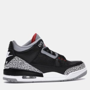 Air Jordan Black Jordan 3 Retro Black Cement (2018) Sneaker Size EU 41