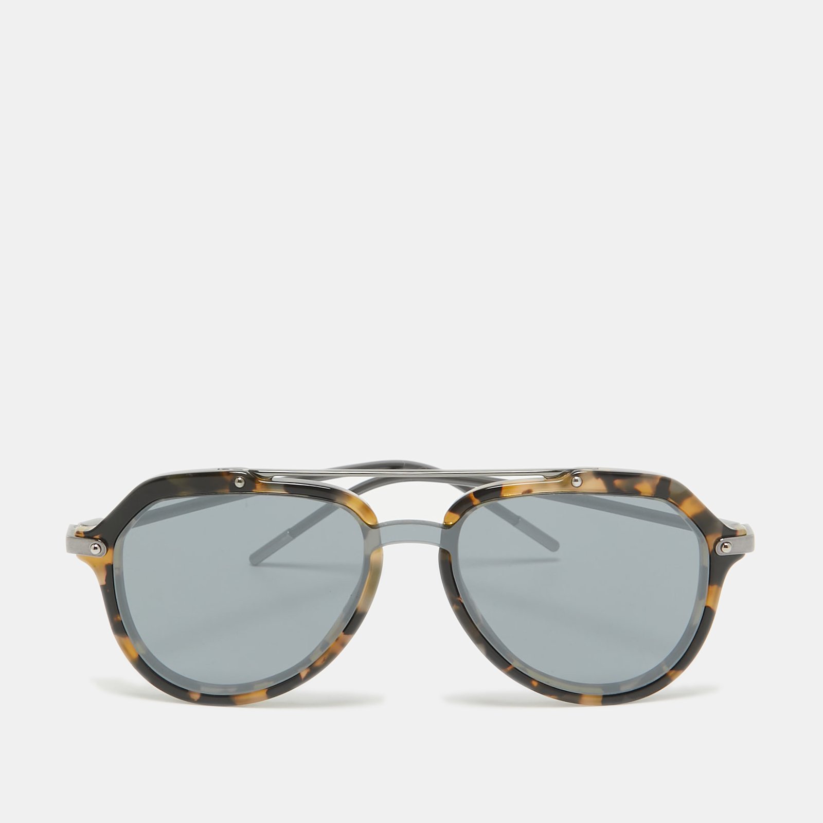 Dolce & Gabbana Black/Brown DG4330 Aviator Sunglasses