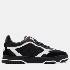 Gucci Black/White Re-Web Sneaker EU 43