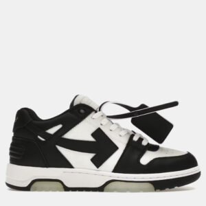 Off-White White/Black Leather Out Of Office Sneaker Size EU 42
