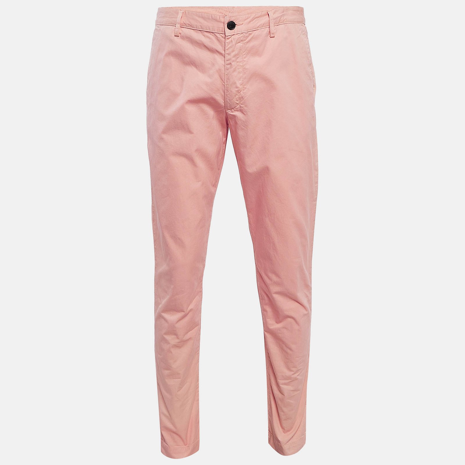 Zadig & Voltaire Pink Cotton Patrick Chino Trousers M