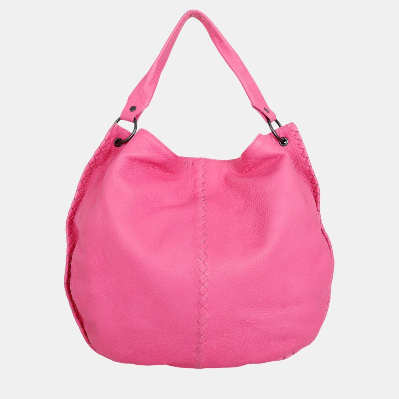 Bottega Veneta Pink Leather Large Hobo Bag