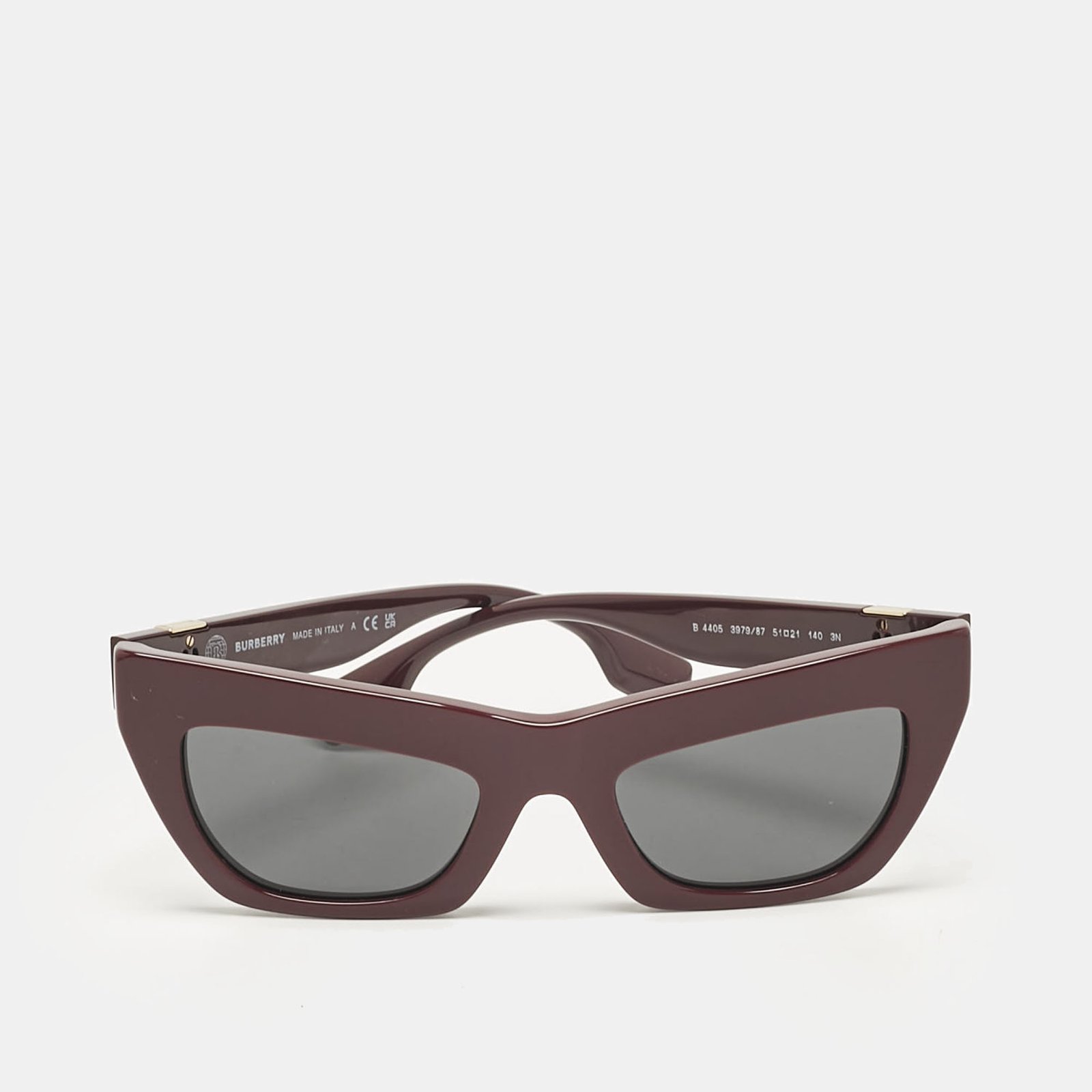 Burberry Black Purple B4405 CatEye Sunglasses