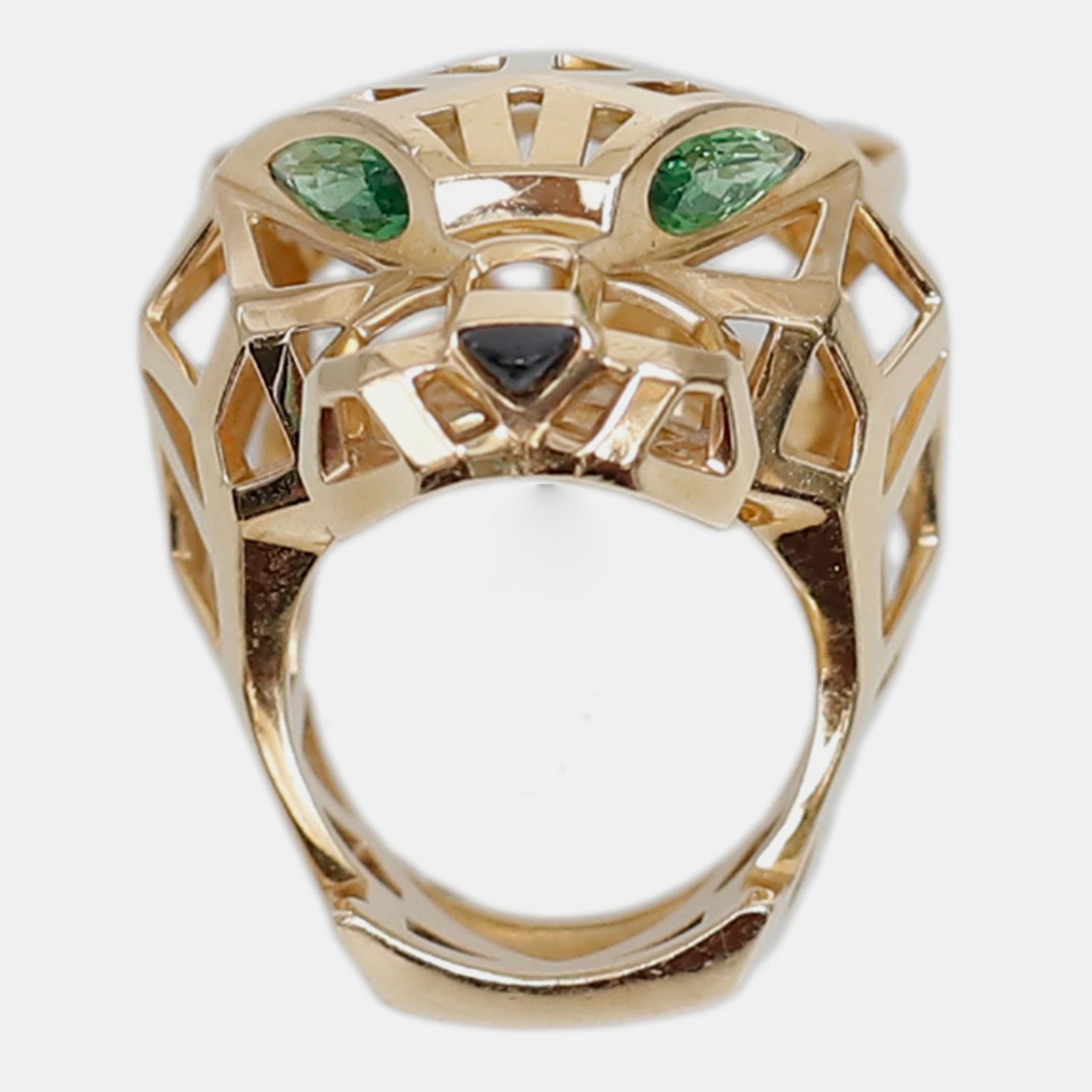 Cartier 18k Yellow Gold Panthere De Cartier Ring EU 52