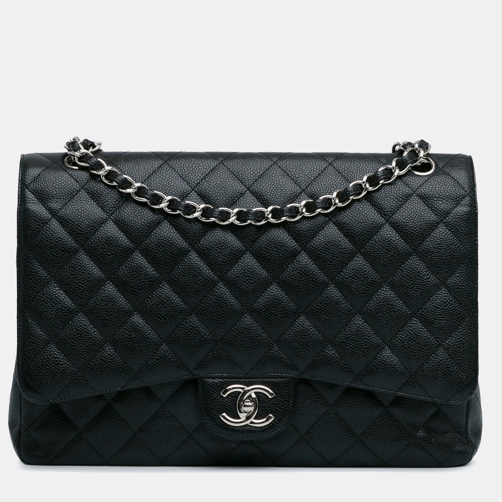Chanel Maxi Classic Caviar Double Flap Bag