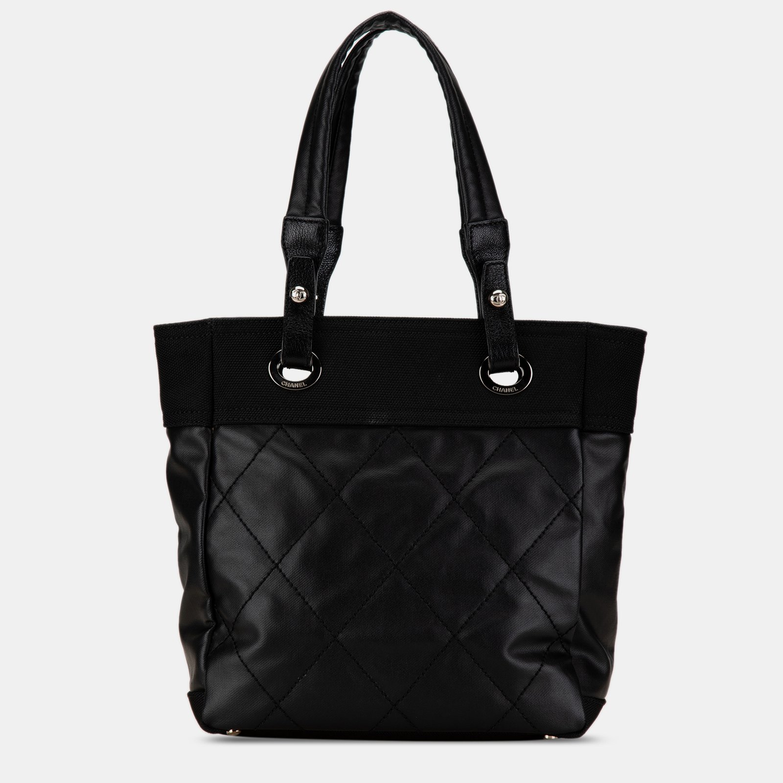 Chanel Black Small Paris-Biarritz Tote Bag