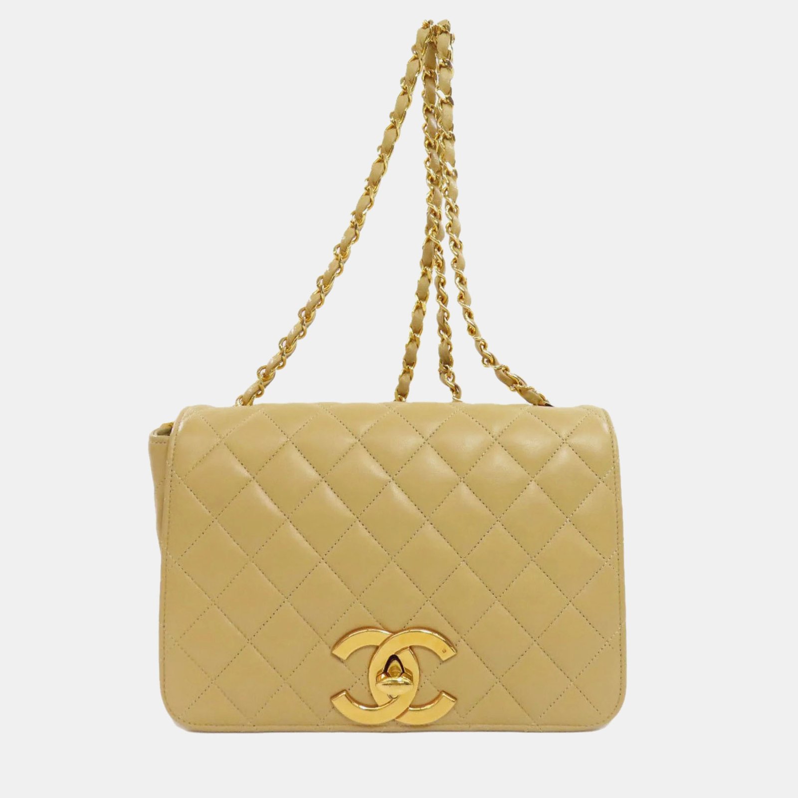 Chanel Lambskin Matelasse Chain Shoulder Bag