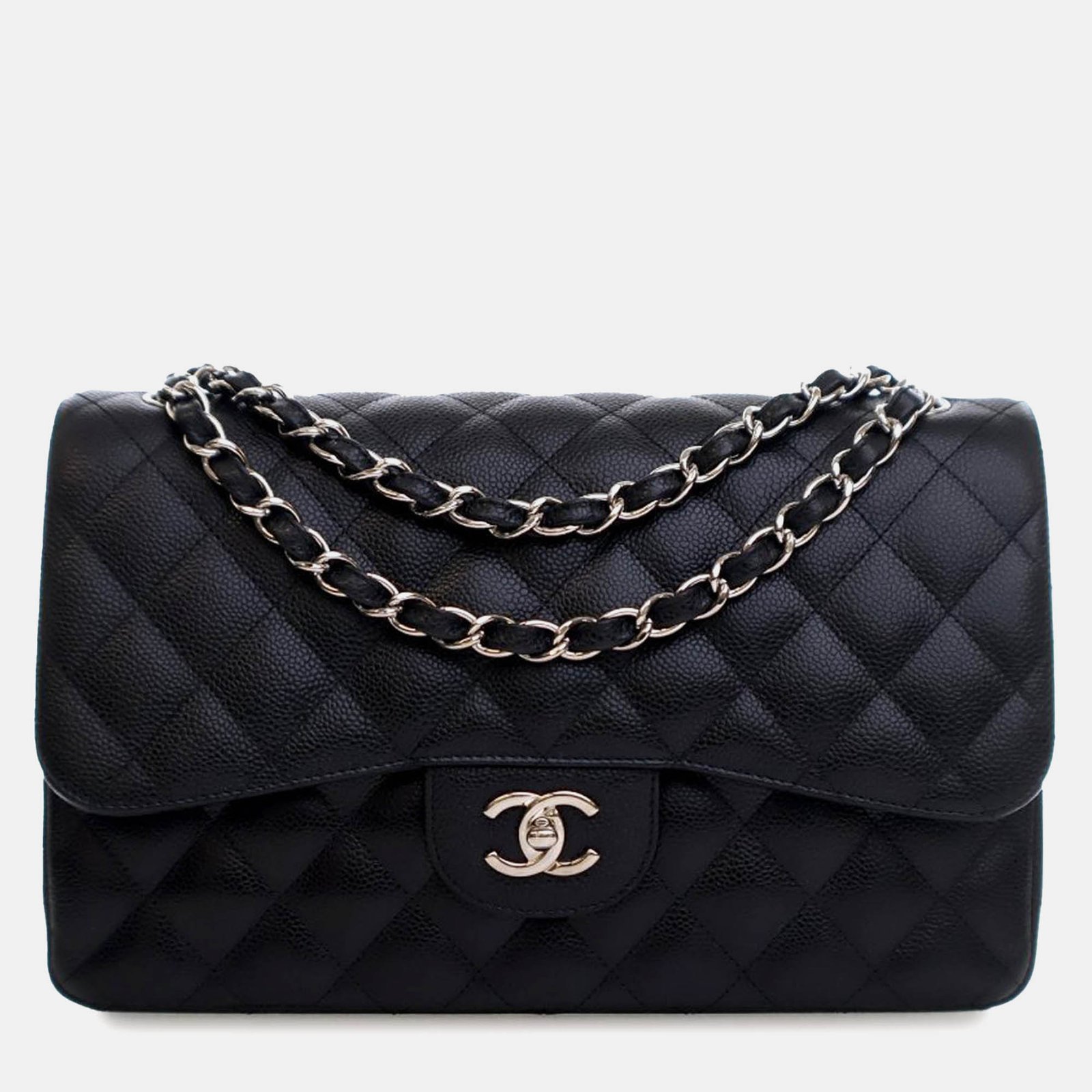 Chanel Jumbo Classic Caviar Double Flap