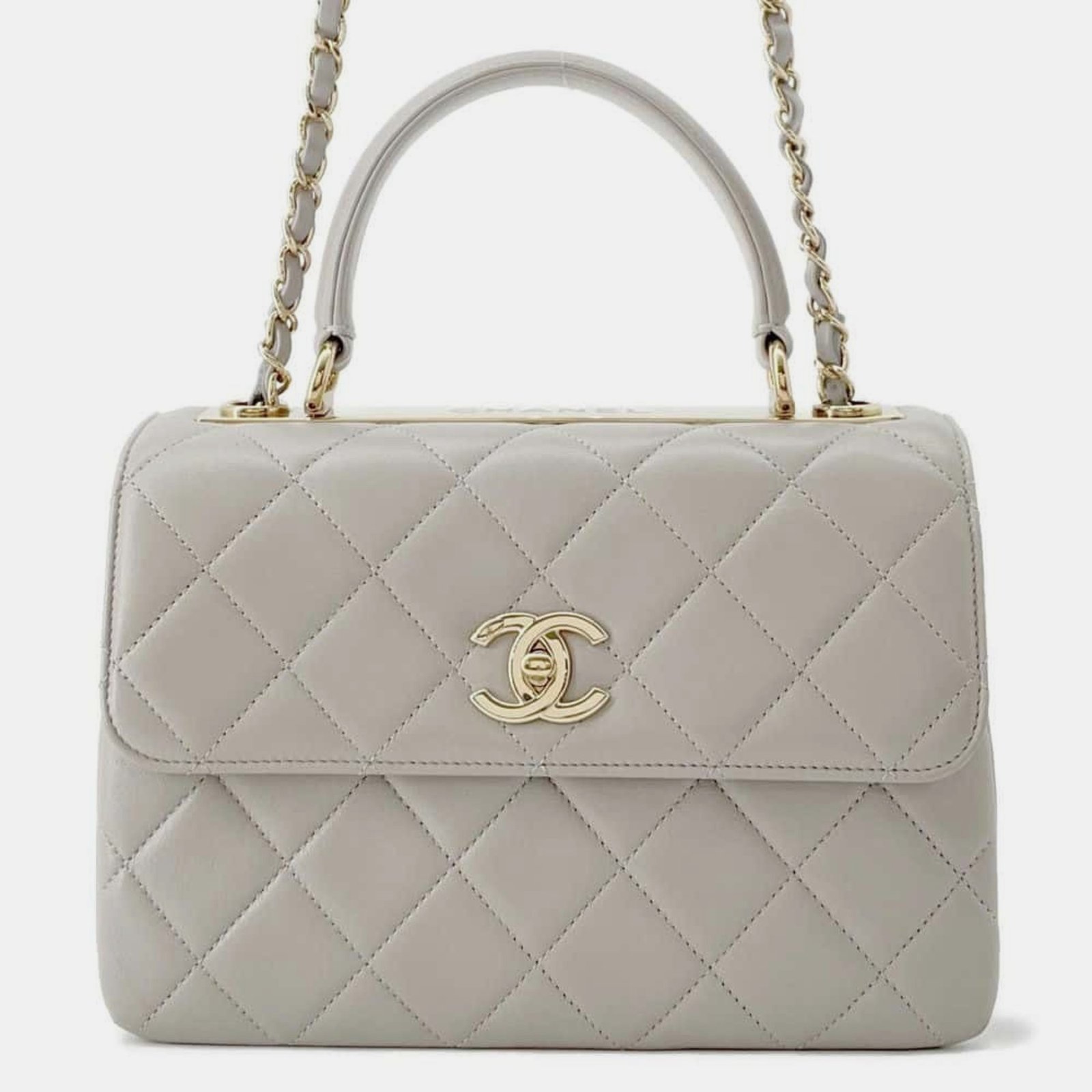 Chanel Coco Mark Matelasse Lambskin Chain Shoulder Bag