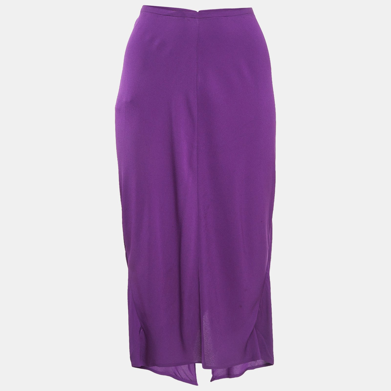 Diane Von Furstenberg Purple Midi Skirt M