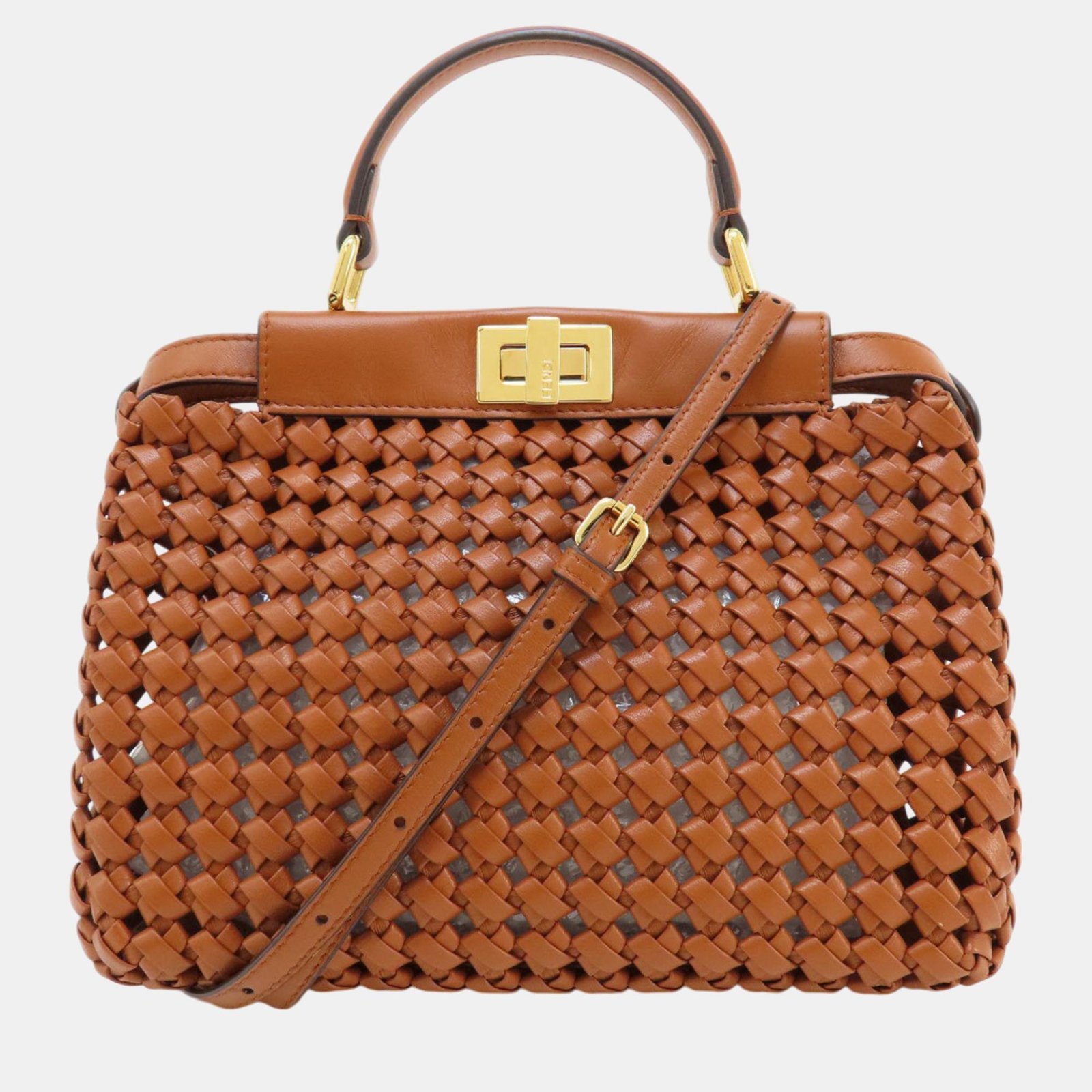 Fendi Peekaboo Calf Handbag