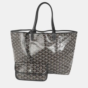 Goyard Black Goyardine Canvas Saint Louis PM bag